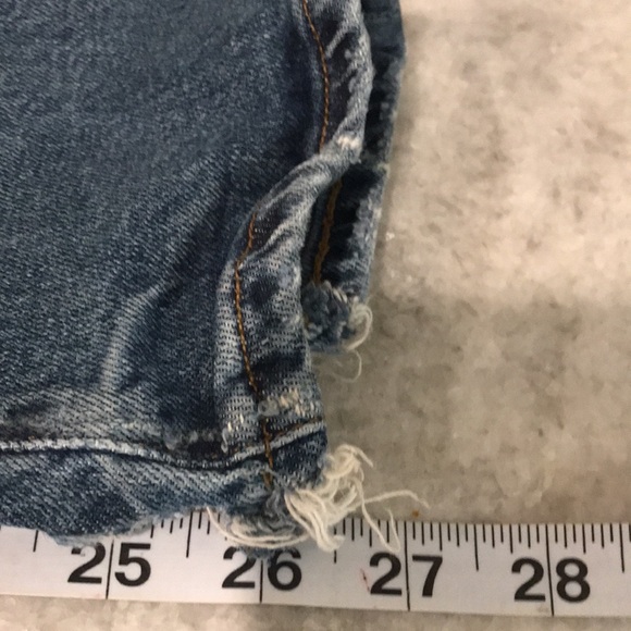 Agolde Jeans Womens 28 Blue Toni Medium Wash Relaxed Boho Ankle High Rise Hippie - Picture 7 of 9